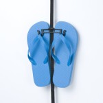 Perfect Curve Flip-Flop Shoe Rack - Holds 9 pairs of shoes, space-saving behind-the-door design, with adjustable hooks (12232A)